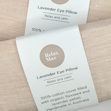Load image into Gallery viewer, Organic Cotton Lavender Eye Pillow
